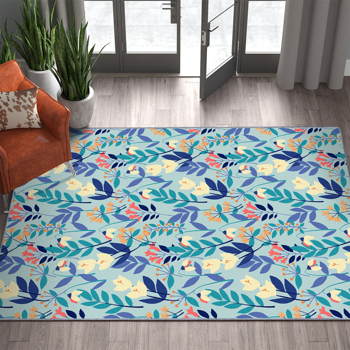 Airgugu Earth Garden Blue Boughs Melody Rug