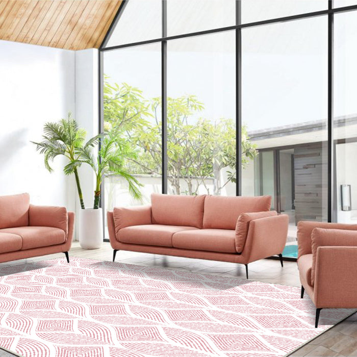 Airgugu Modern Minimalist Elegant Leaves Rug