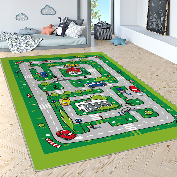 Airgugu KidSpace Delight City Roadmap Game Rug