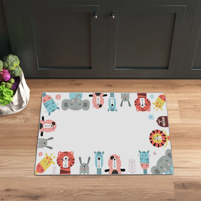 Airgugu KidSpace Delight Adorable Animal Print Rug
