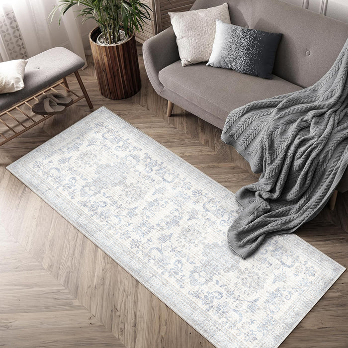 Airgugu Heritage Classique White Ocean Rider Print Rug