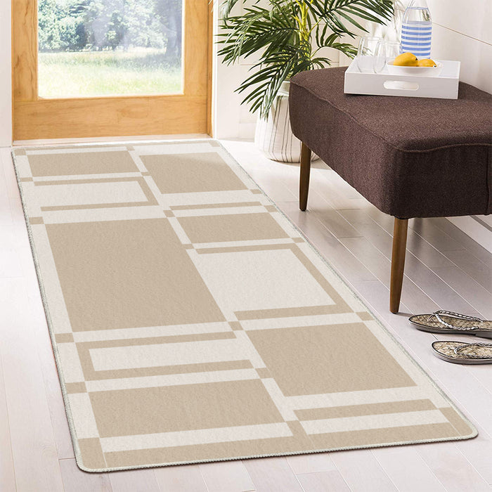 Airgugu Modern Minimalist check pattern Rug