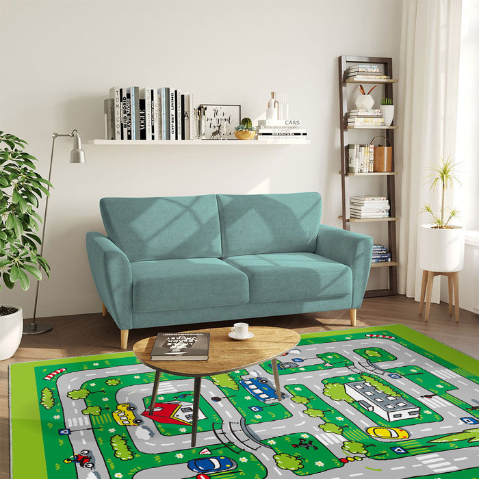 Airgugu KidSpace Delight City Roadmap Game Rug