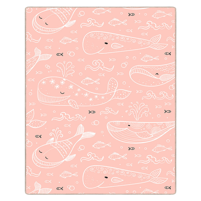 Airgugu KidSpace Delight Pink Whale Rug