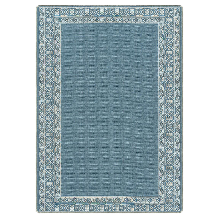 Airgugu Modern Minimalist Elegant Antique Blue/Brown Rug