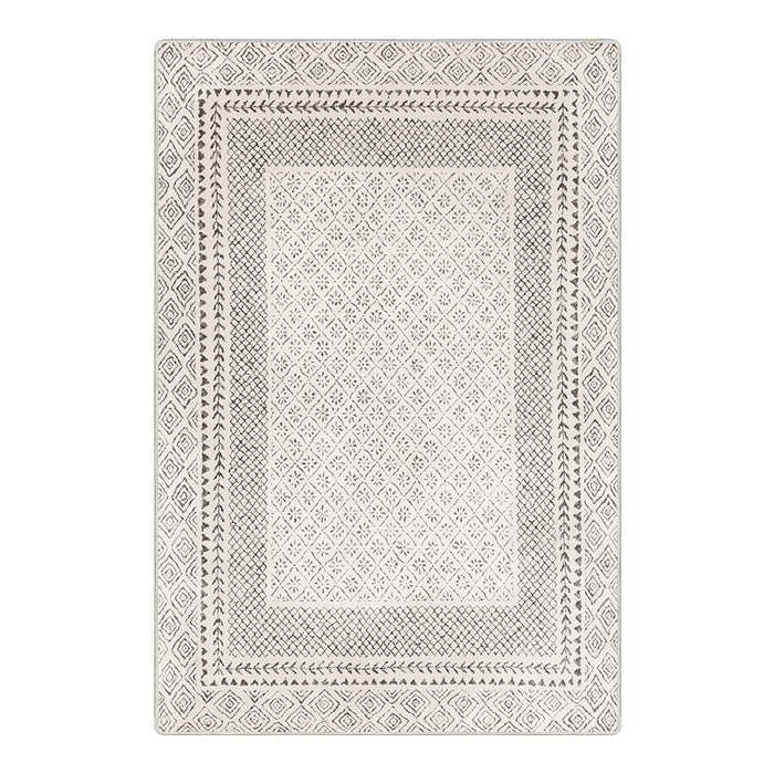 Airgugu  Modern Minimalist Pearl White Rug