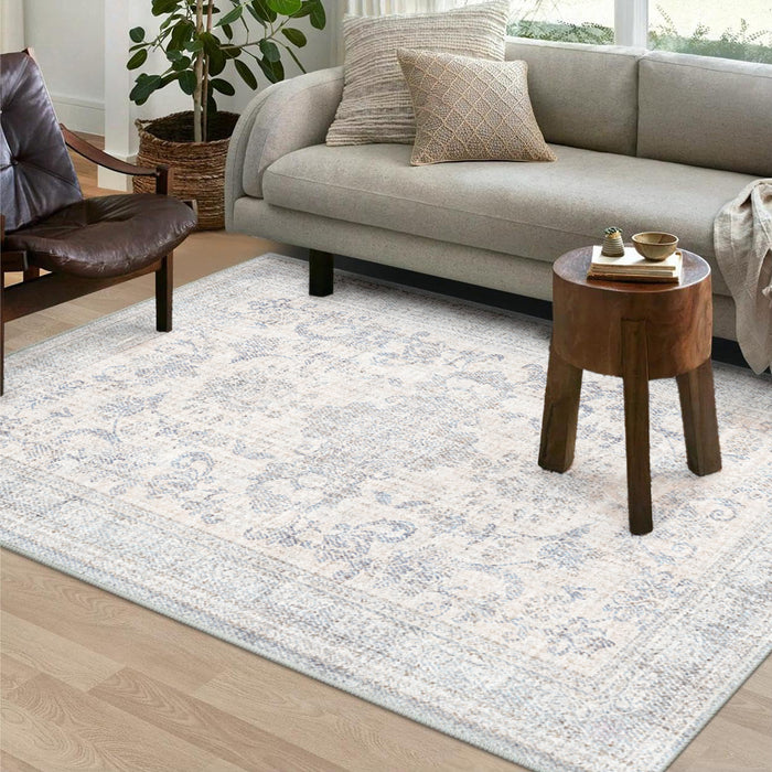 Airgugu Heritage Classique White Ocean Rider Print Rug