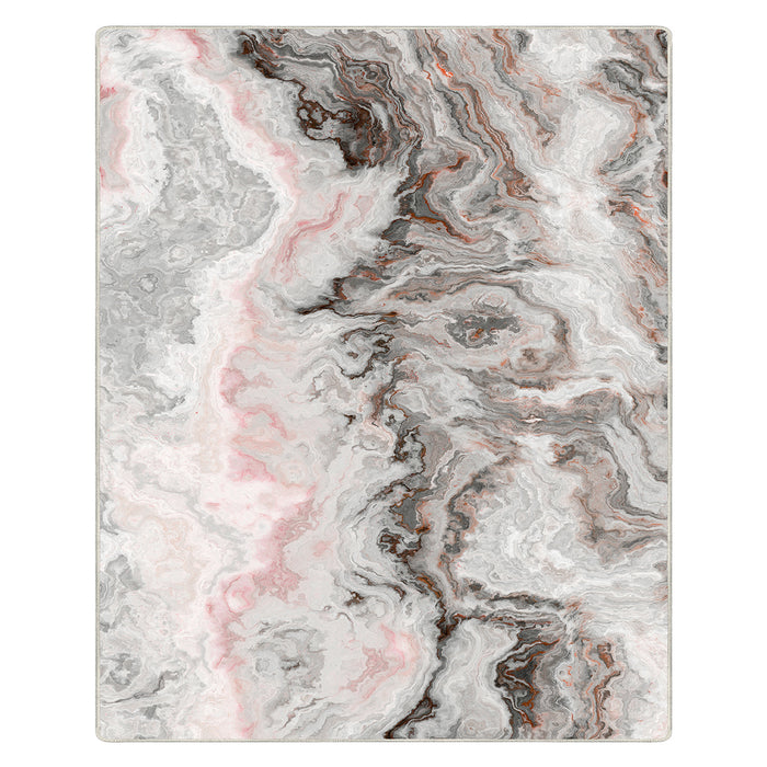 Airgugu Modern Minimalist Nostalgic Agate  Print Rug