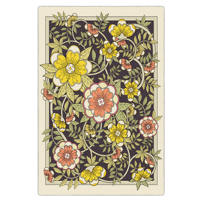 Airgugu Earth Garden Lush Chartreuse Flower Rug