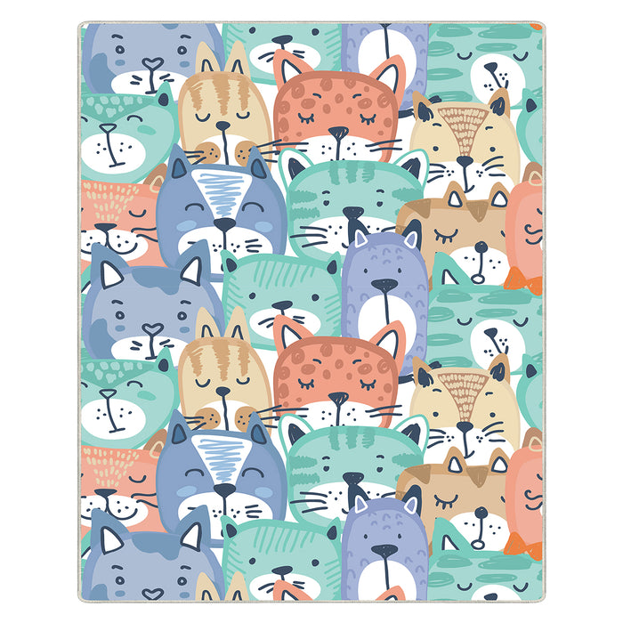Airgugu KidSpace Delight Cartoon Cat Pattern Rug