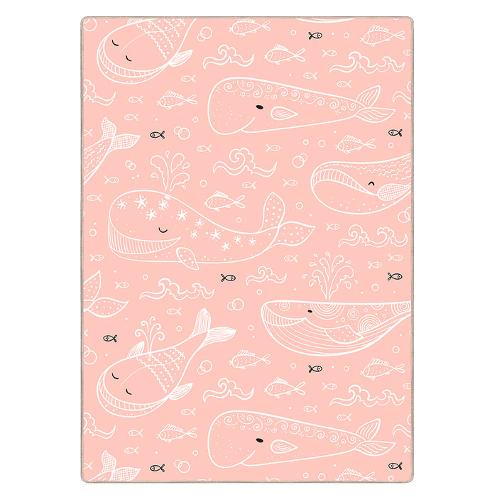 Airgugu KidSpace Delight Pink Whale Rug