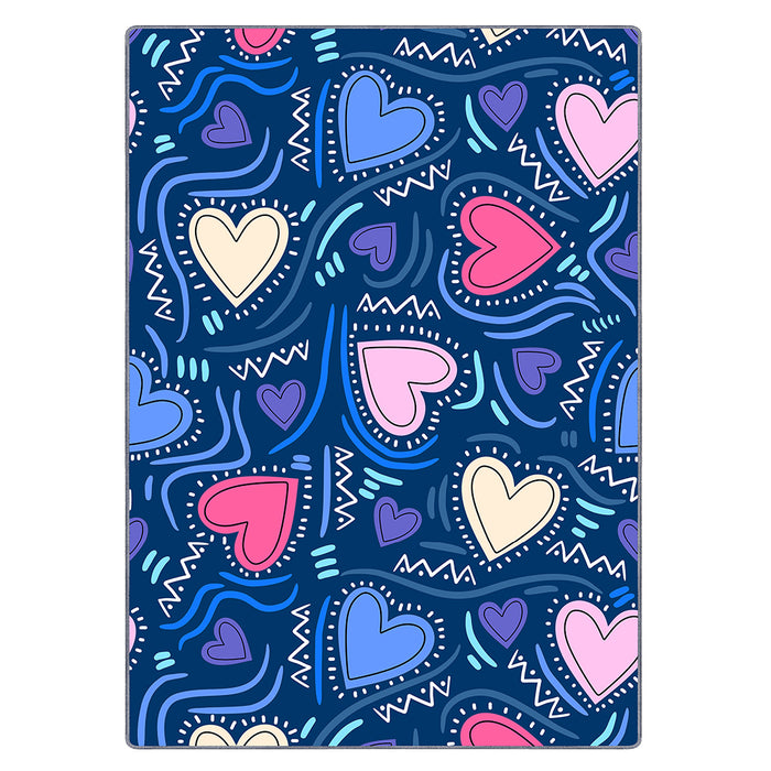 Airgugu KidSpace Delight Blue Love Pattern Rug