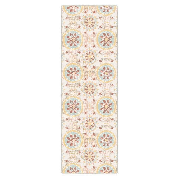 Airgugu Modern Minimalist Beige Round Printed Rug