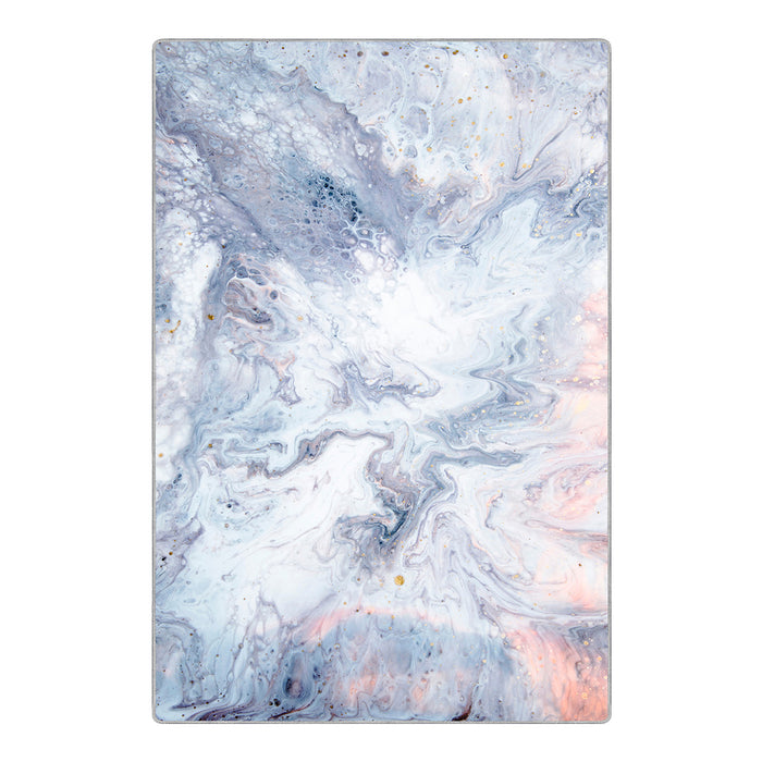 Airgugu Modern Minimalist Surging Blue Ocean Print Rug