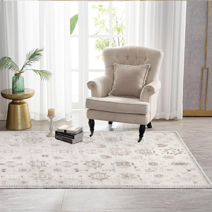 Airgugu  Heritage Classique Shell White Hazy Heraldry Rug