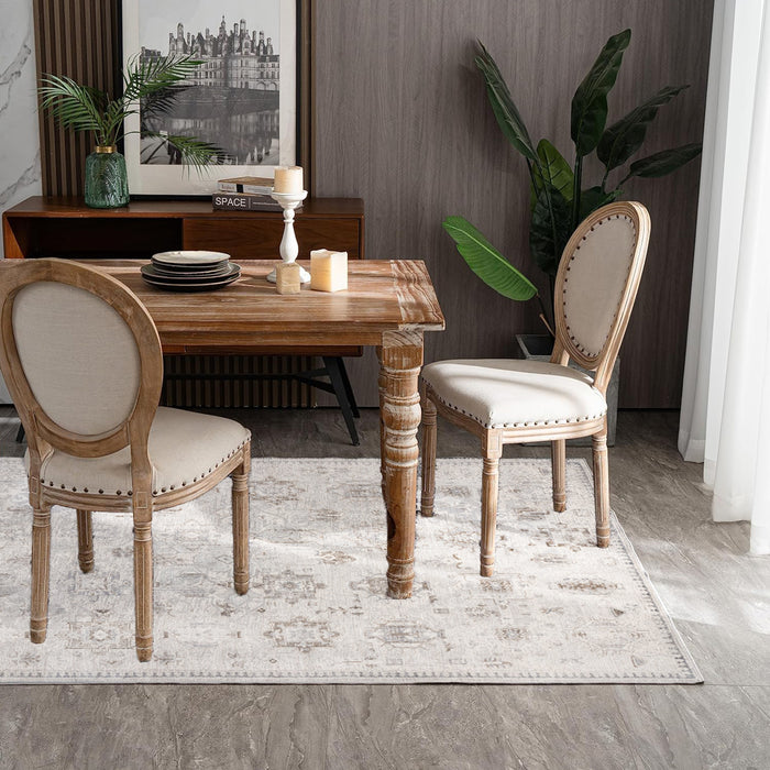 Airgugu  Heritage Classique Shell White Hazy Heraldry Rug