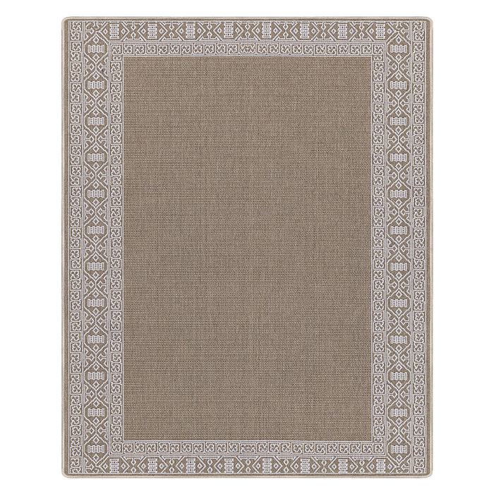 Airgugu Modern Minimalist Elegant Antique Blue/Brown Rug