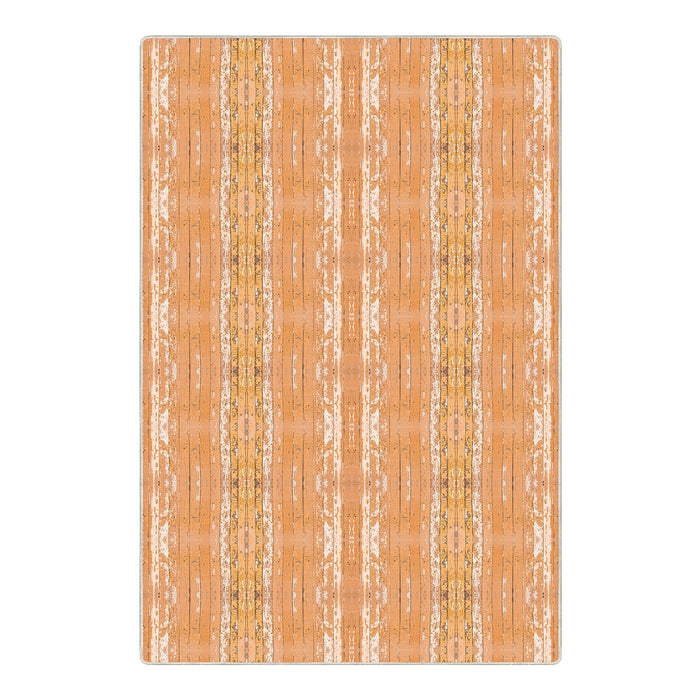 Airgugu Modern Minimalist Orange Wood Grain Rug