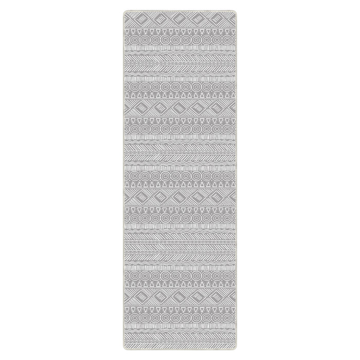 Airgugu Modern Minimalist Symmetrical Grey/Pink Rug