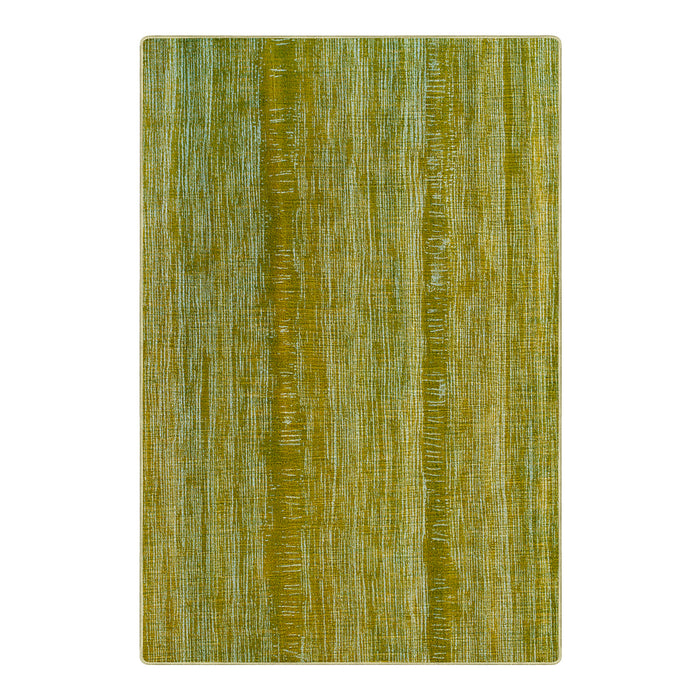 Airgugu Earth Garden Green Distressed Striped Rug