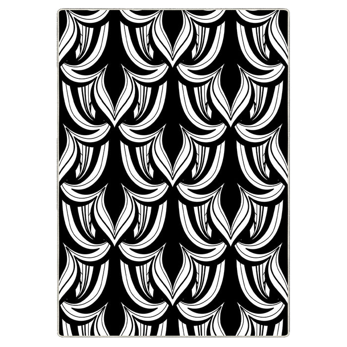 Airgugu Modern Minimalist Dark Blossom Unfurling Rug