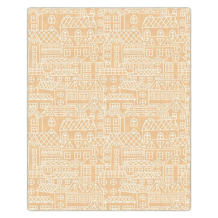 Airgugu KidSpace Delight Khaki Building House Rug