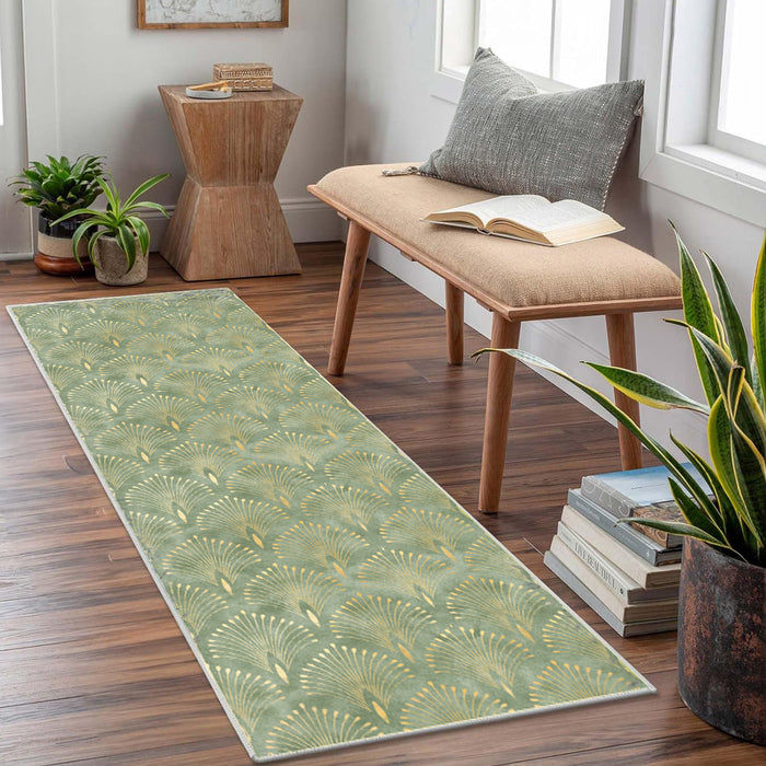 Airgugu Earth Garden Blooming Golden Pistil Rug