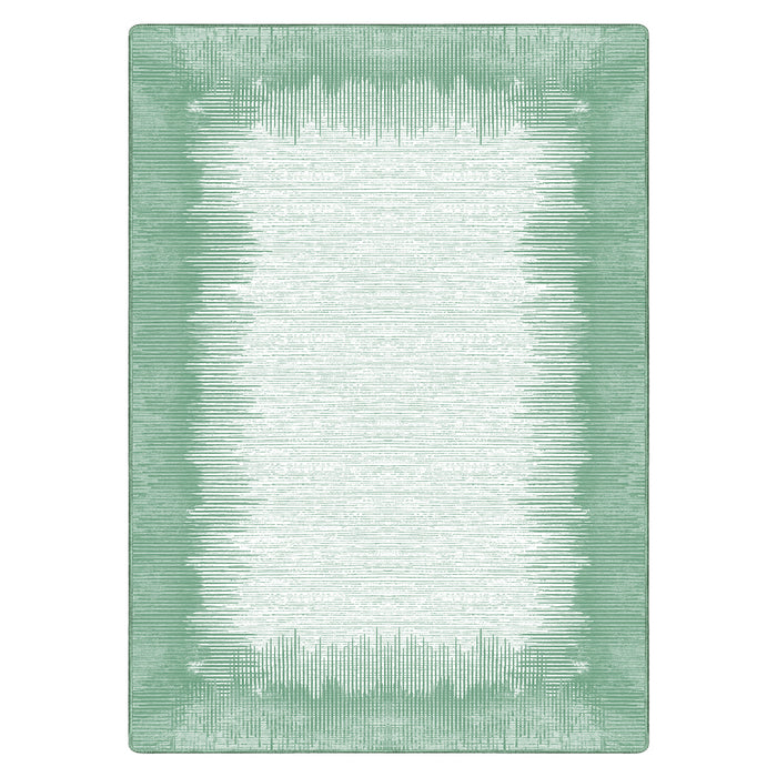 Airgugu Earth Garden Viridescent White Fine Lines Rug