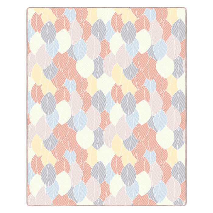 Airgugu Earth Garden Pastel Leaf Collage Rug