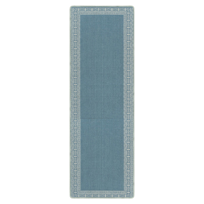Airgugu Modern Minimalist Elegant Antique Blue/Brown Rug