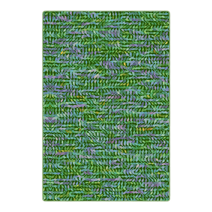 Airgugu Earth Garden Green Leaves Forest Rug