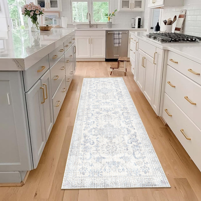 Airgugu Heritage Classique White Ocean Rider Print Rug