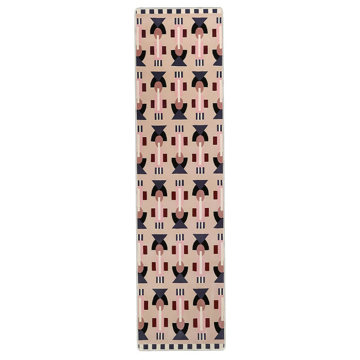 Airgugu Modern Minimalist Pink Geometric Rug