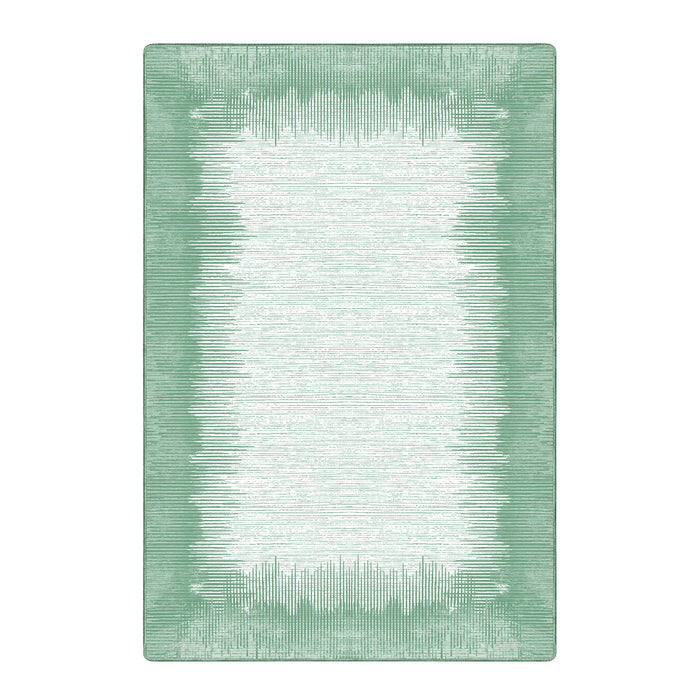 Airgugu Earth Garden Viridescent White Fine Lines Rug