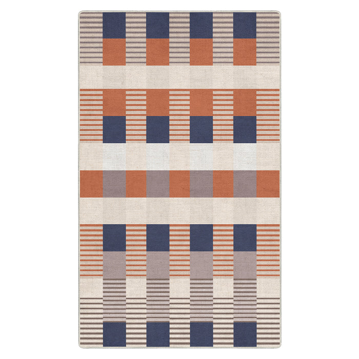 Airgugu Modern Minimalist Striped Plaid Rug