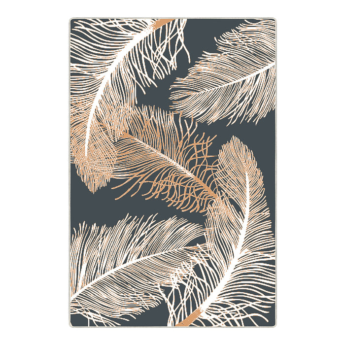 Airgugu Modern Minimalist Clear Feather Grey Rug