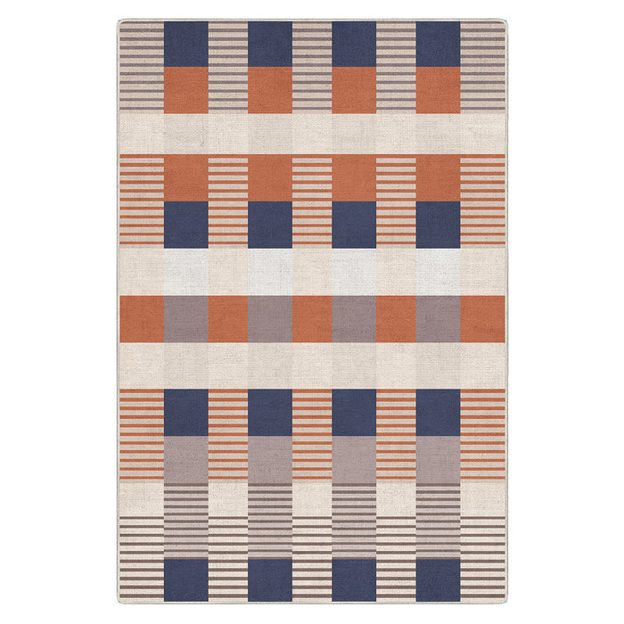 Airgugu Modern Minimalist Striped Plaid Rug