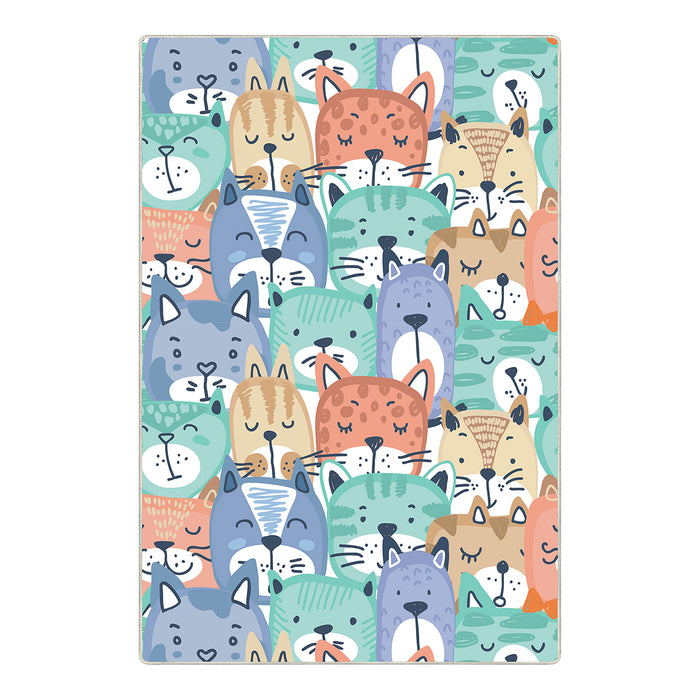 Airgugu KidSpace Delight Cartoon Cat Pattern Rug