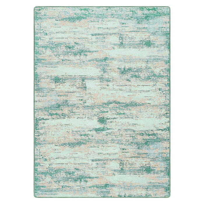 Airgugu Earth Garden Irregular Green Striped Rug