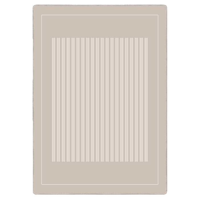 Airgugu Modern Minimalist Stylish Gray Striped Rug