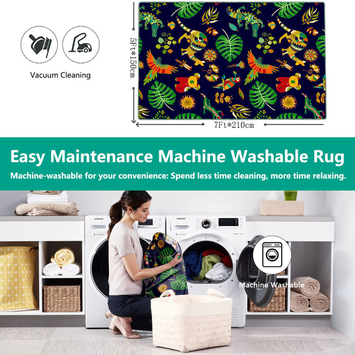 Airgugu KidSpace Delight Animal World Print Rug