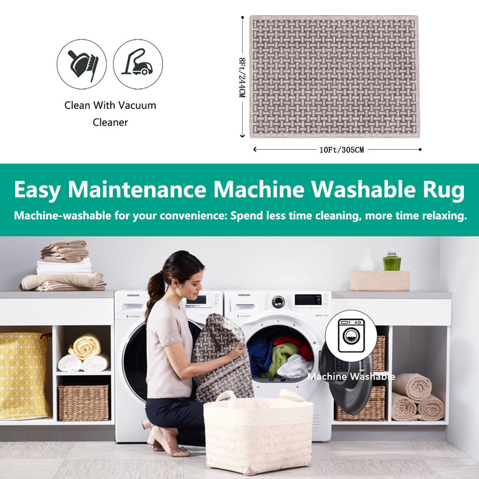 Airgugu Modern Minimalist Interwoven Rug