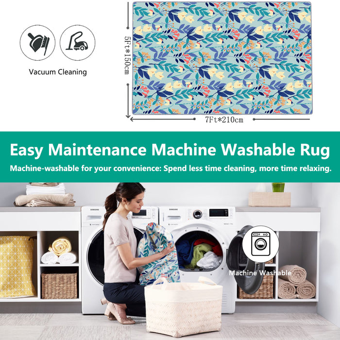Airgugu Earth Garden Blue Boughs Melody Rug