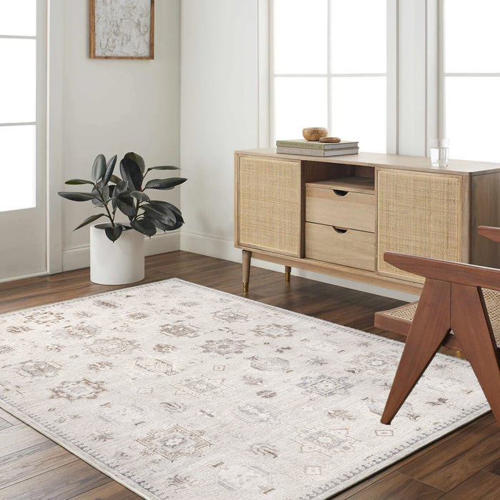 Airgugu  Heritage Classique Shell White Hazy Heraldry Rug