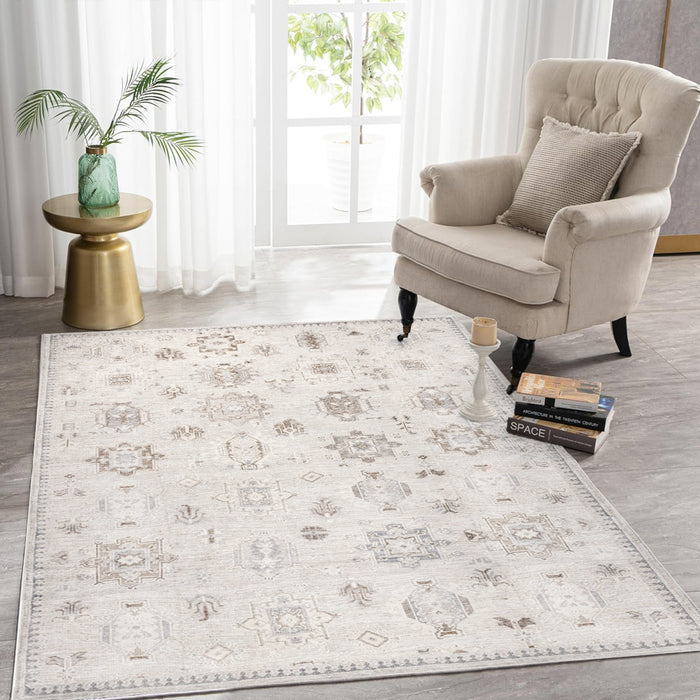 Airgugu  Heritage Classique Shell White Hazy Heraldry Rug
