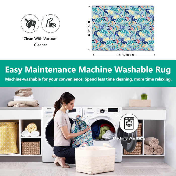 Airgugu Earth Garden Blue Boughs Melody Rug