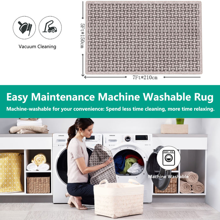 Airgugu Modern Minimalist Interwoven Rug