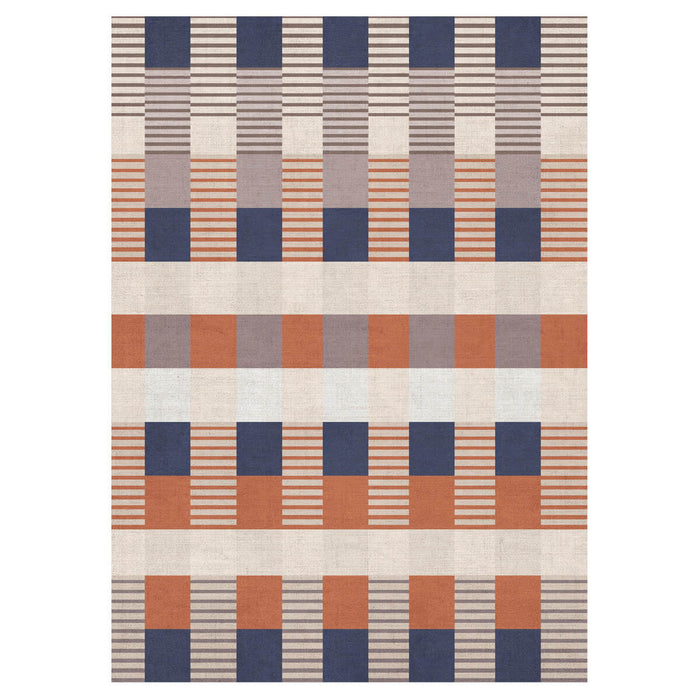 Airgugu Modern Minimalist Striped Plaid Rug