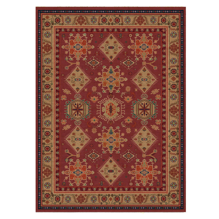 Airgugu Heritage Classique Burgundy Medallion Retro Rug