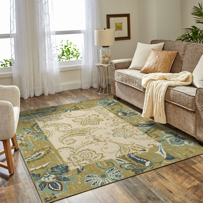 Airgugu Earth Garden Art Oil Floral Rug